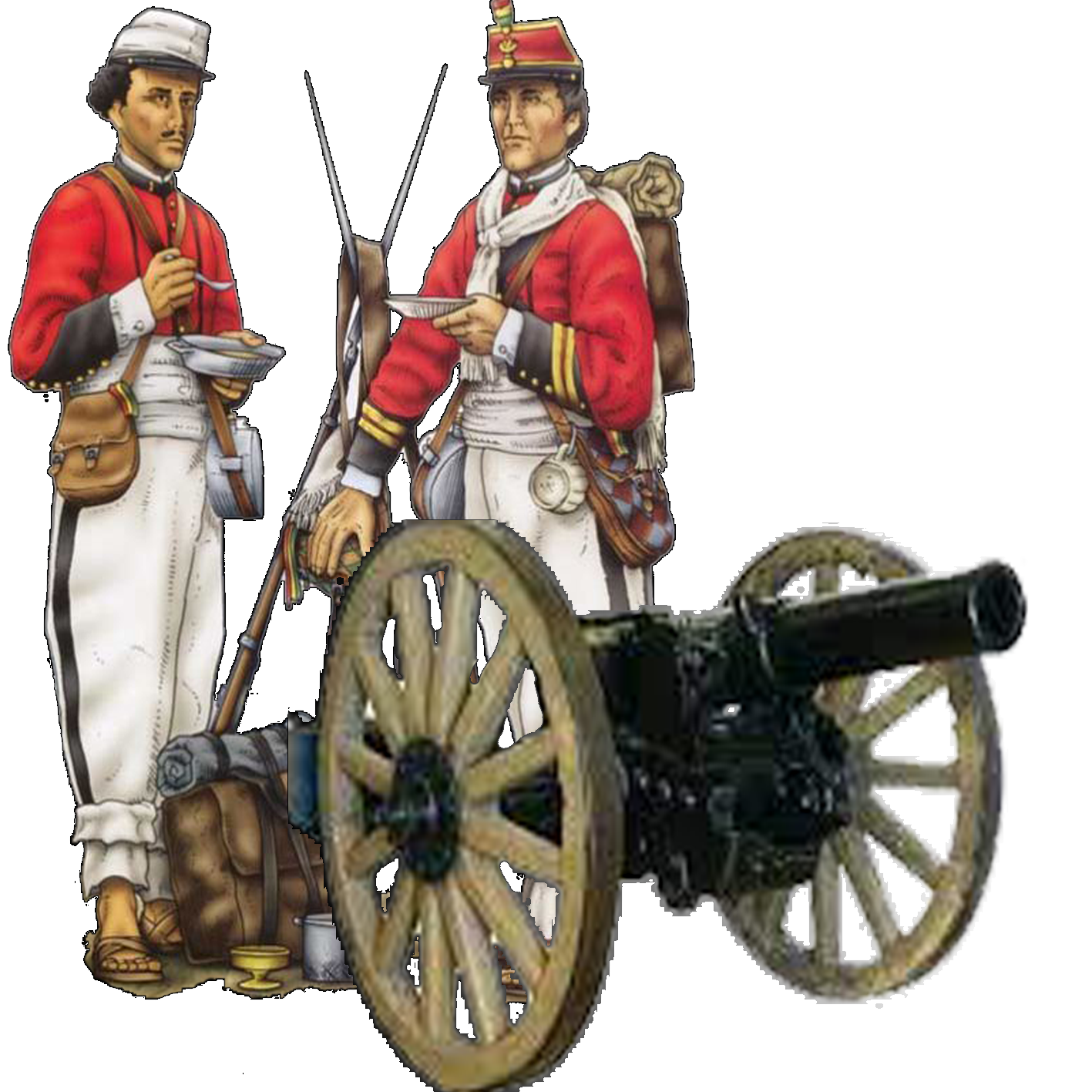 COLORADOS DE BOLIVIA EN LA DEFENSA DE PISAGUA